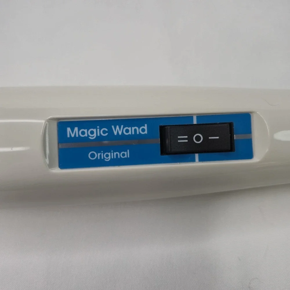 Vibratex Magic Wand Original HV-260 Corded Electric Massager White Blue HV260
